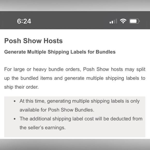 POSHTIP how to buy extra shipping for heavy or bulky items on Poshmark - Picture 7 of 8